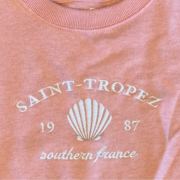 Hollister Pink Crewneck Women's Top - Picture 2 of 3